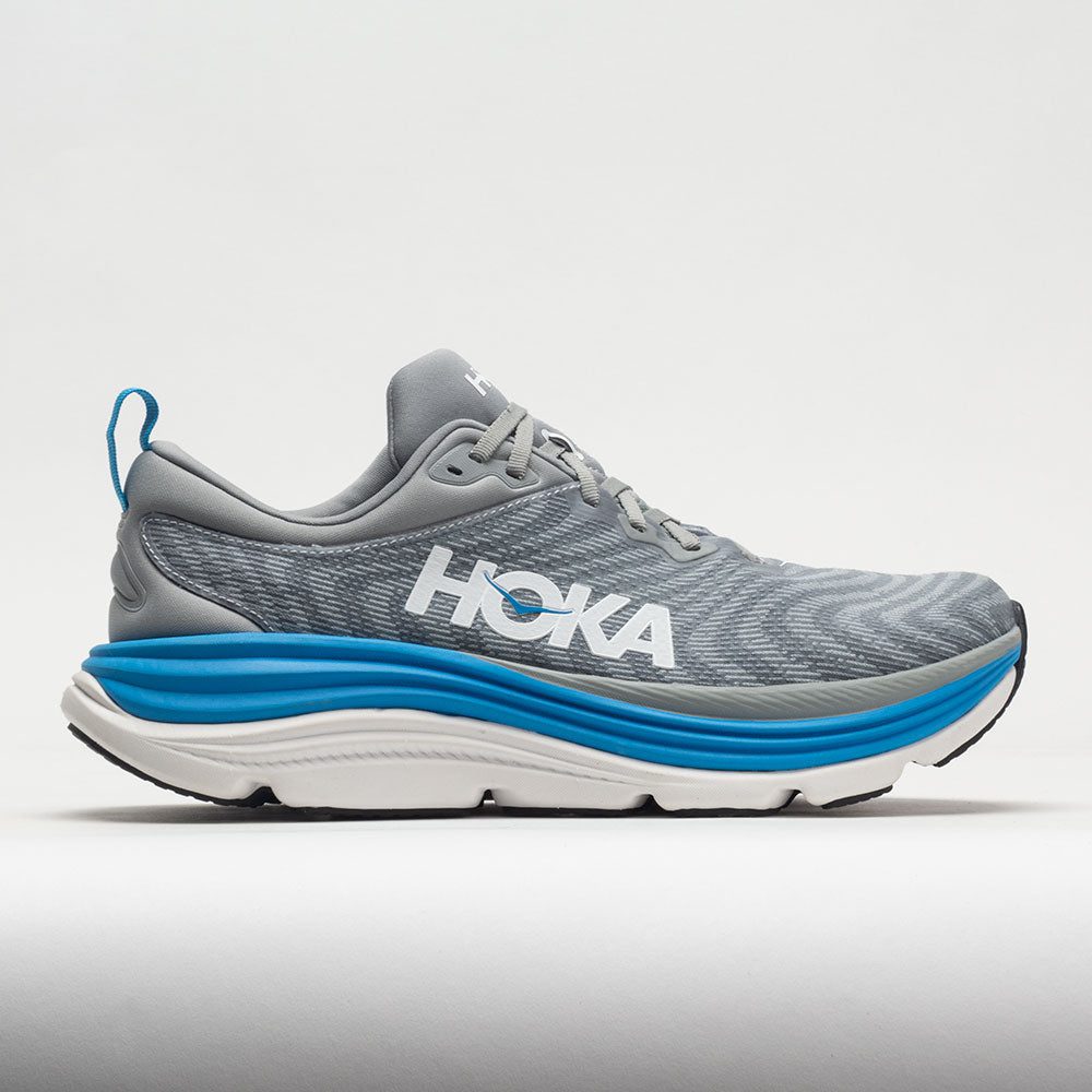 040062_3 HOKA Gaviota 5 Mens Limestone/Diva Blue - Image 1