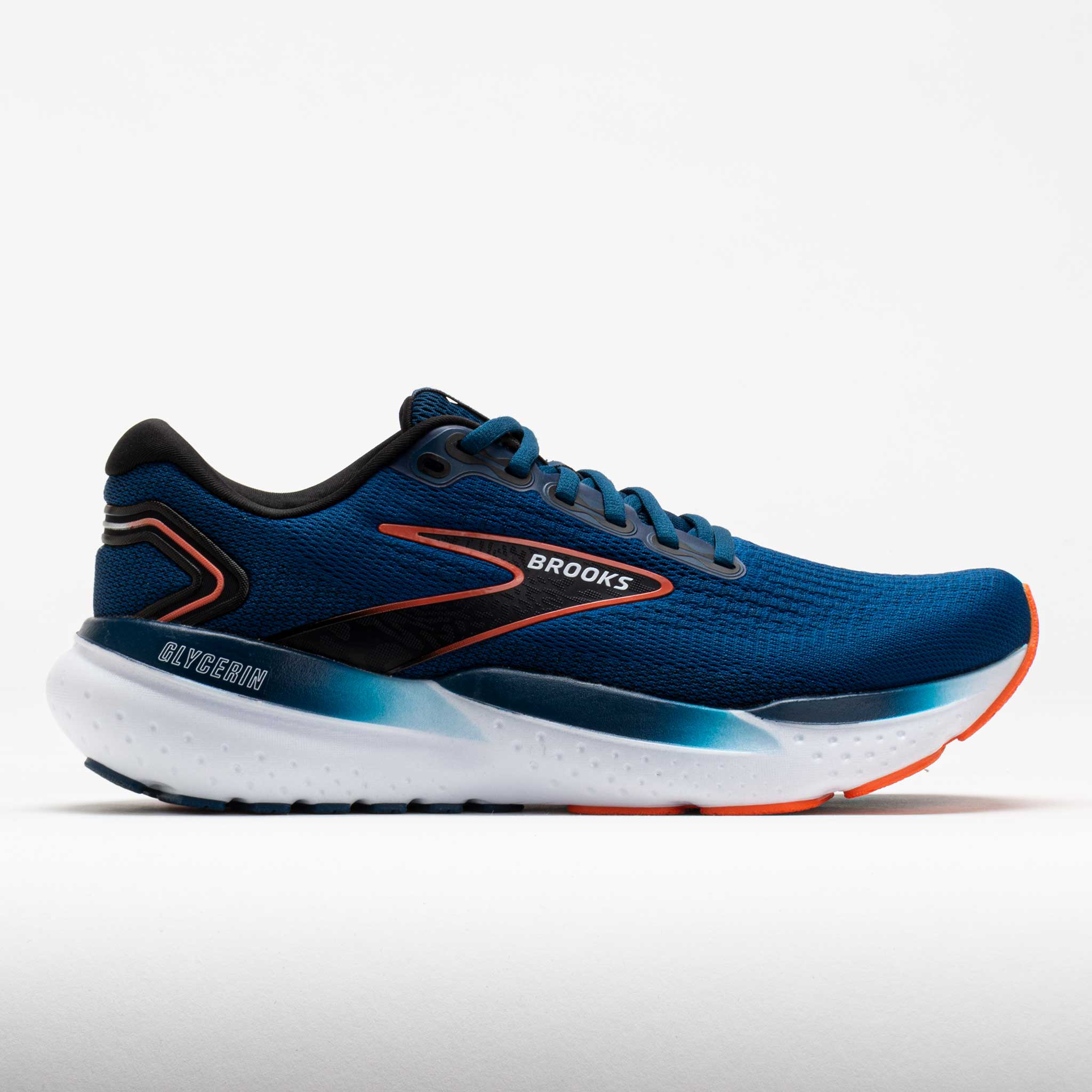 041098_3 Brooks Glycerin 21 Mens Blue Opal/Black/Nasturtium - Image 1