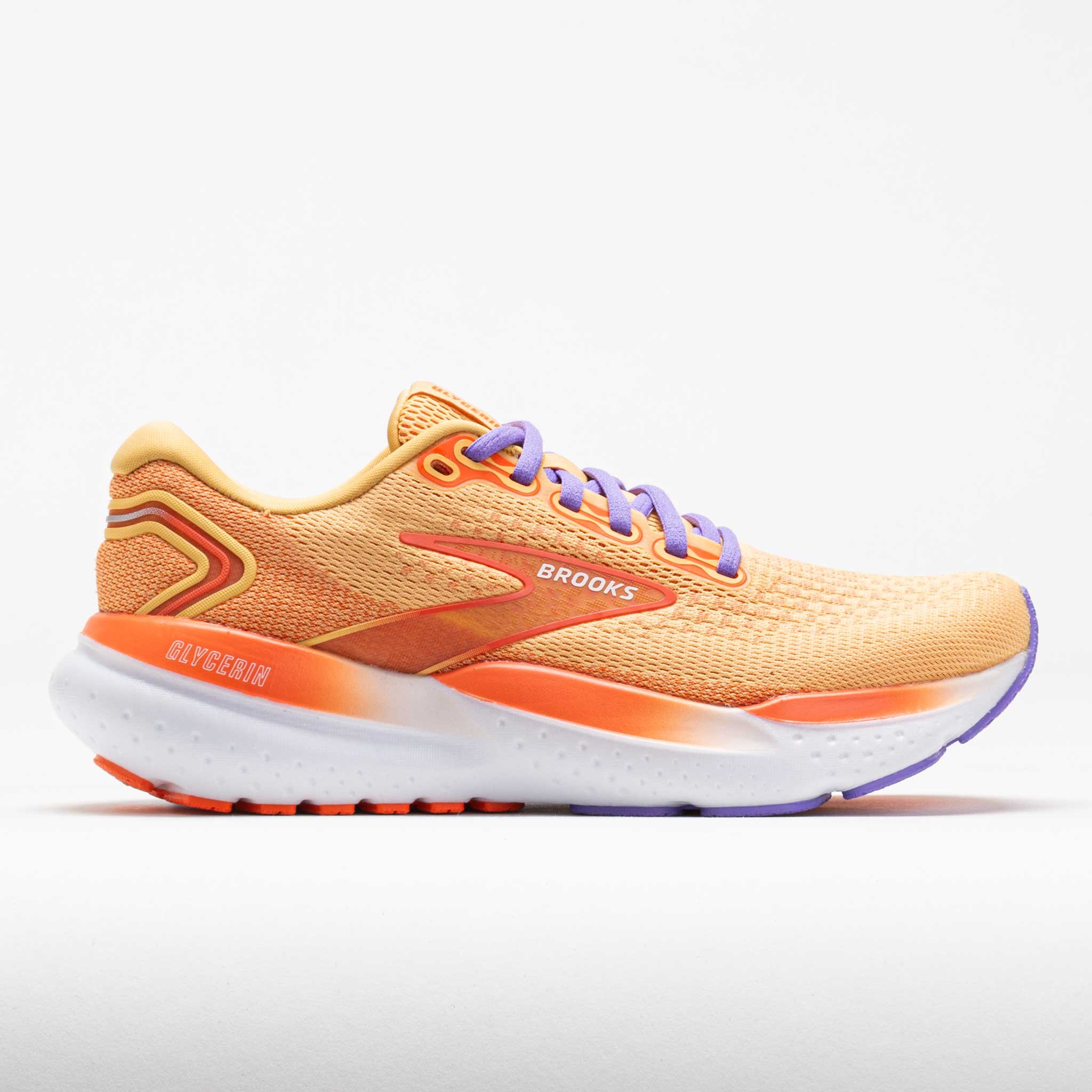 041108_3 Brooks Glycerin 21 Womens Sunburst/Nasturtium/Purple - Image 1