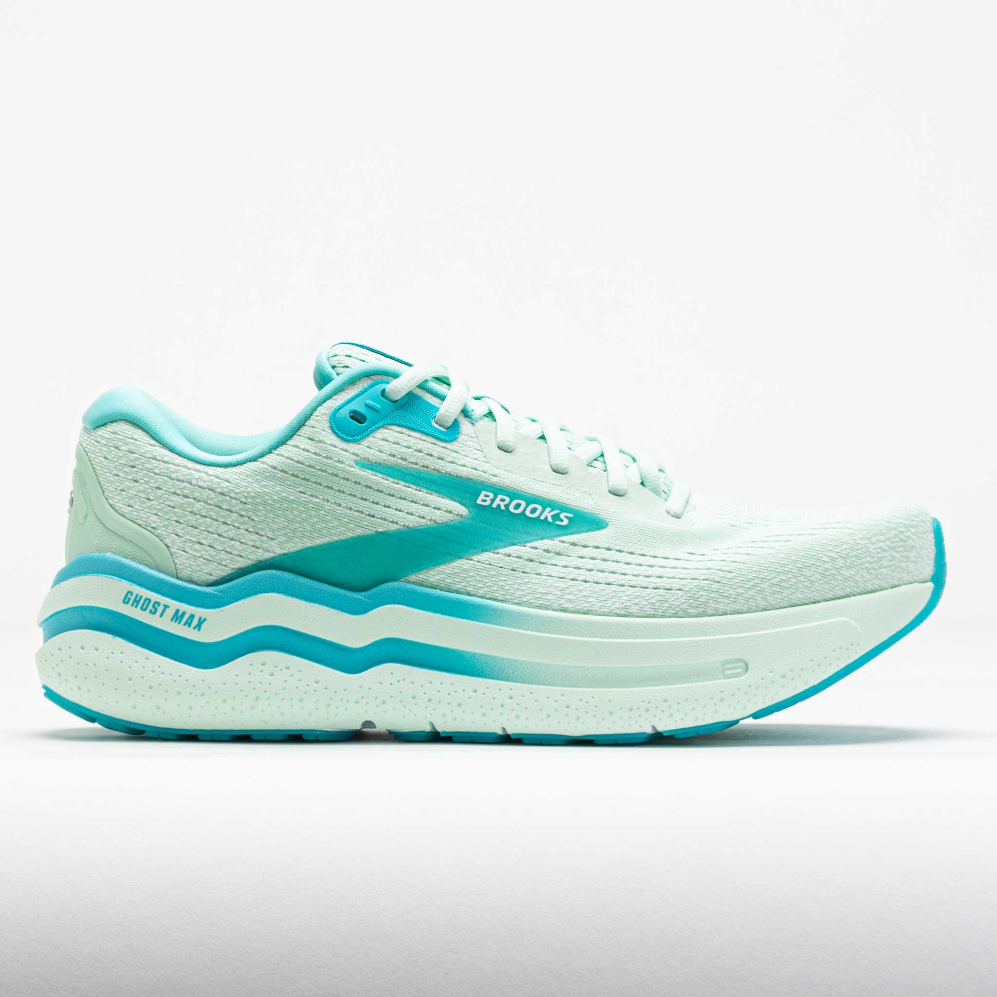 042127_3 Brooks Ghost Max 2 Mens Honey Dew/Blue/White - Image 1