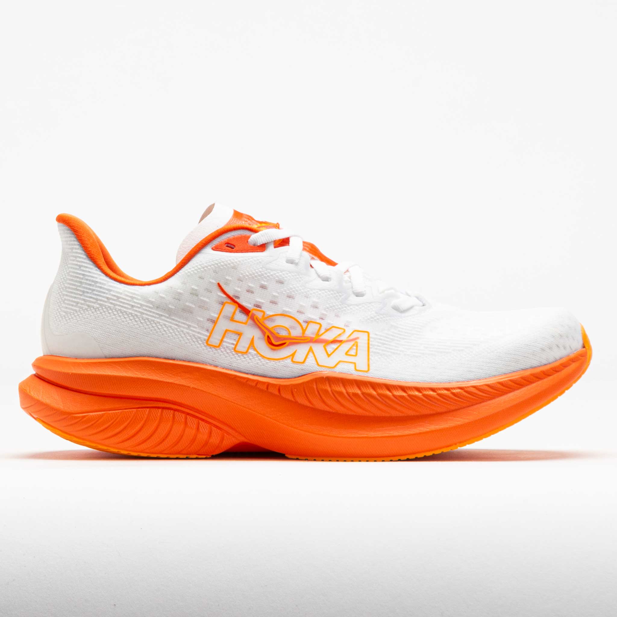 042164_3 HOKA Mach 6 Womens Frost/Lava - Image 1