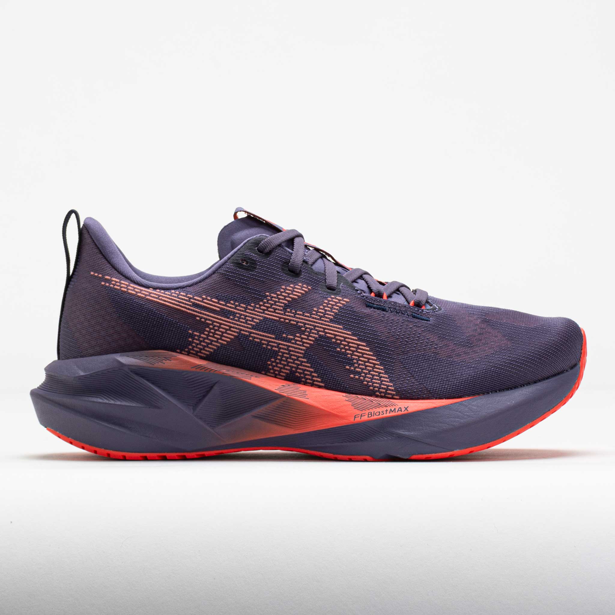 042351_3 ASICS Novablast 5 Womens Greyish Purple/Coral Reef - Image 1