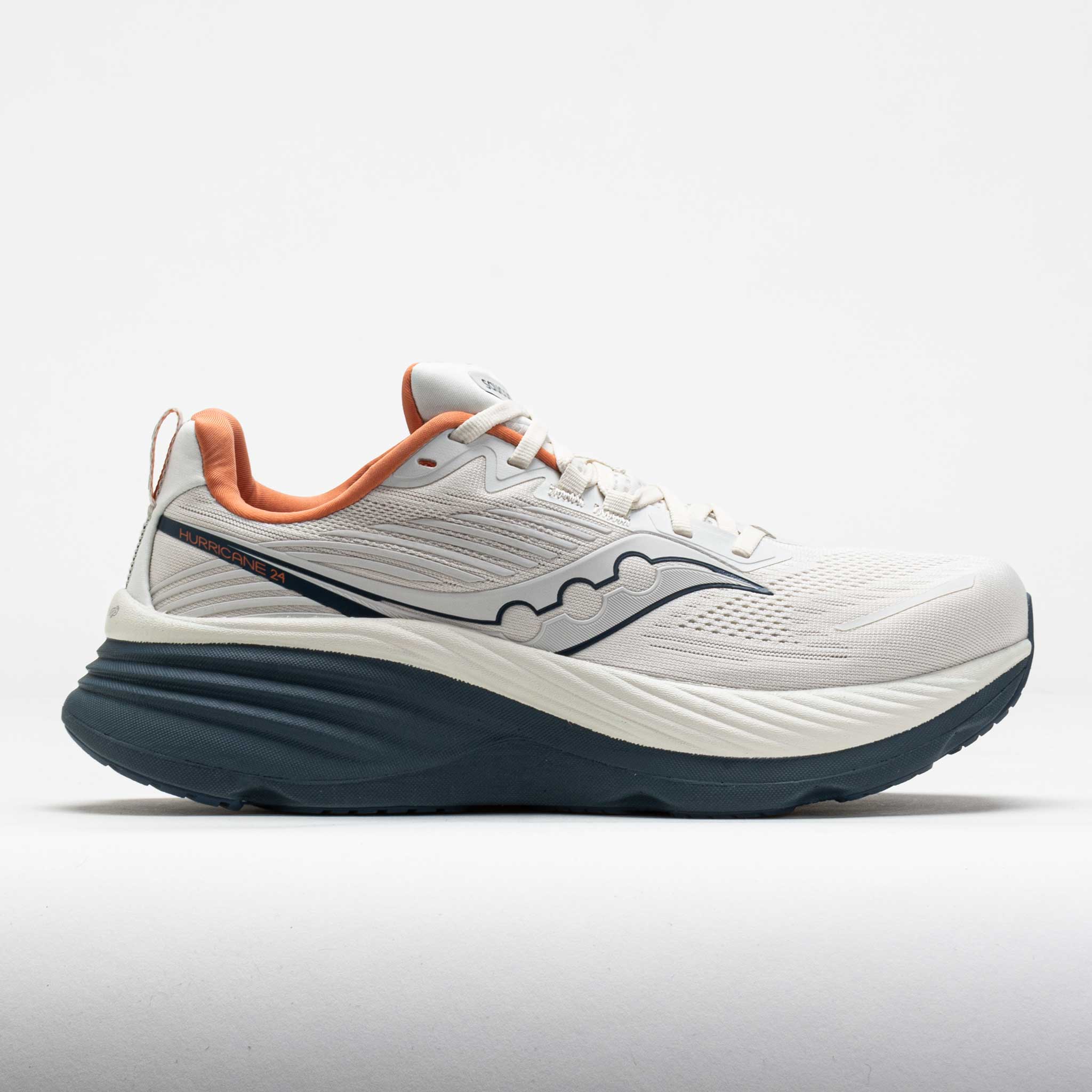 042639_3 Saucony Hurricane 24 Mens Vanilla/Dusk - Image 1