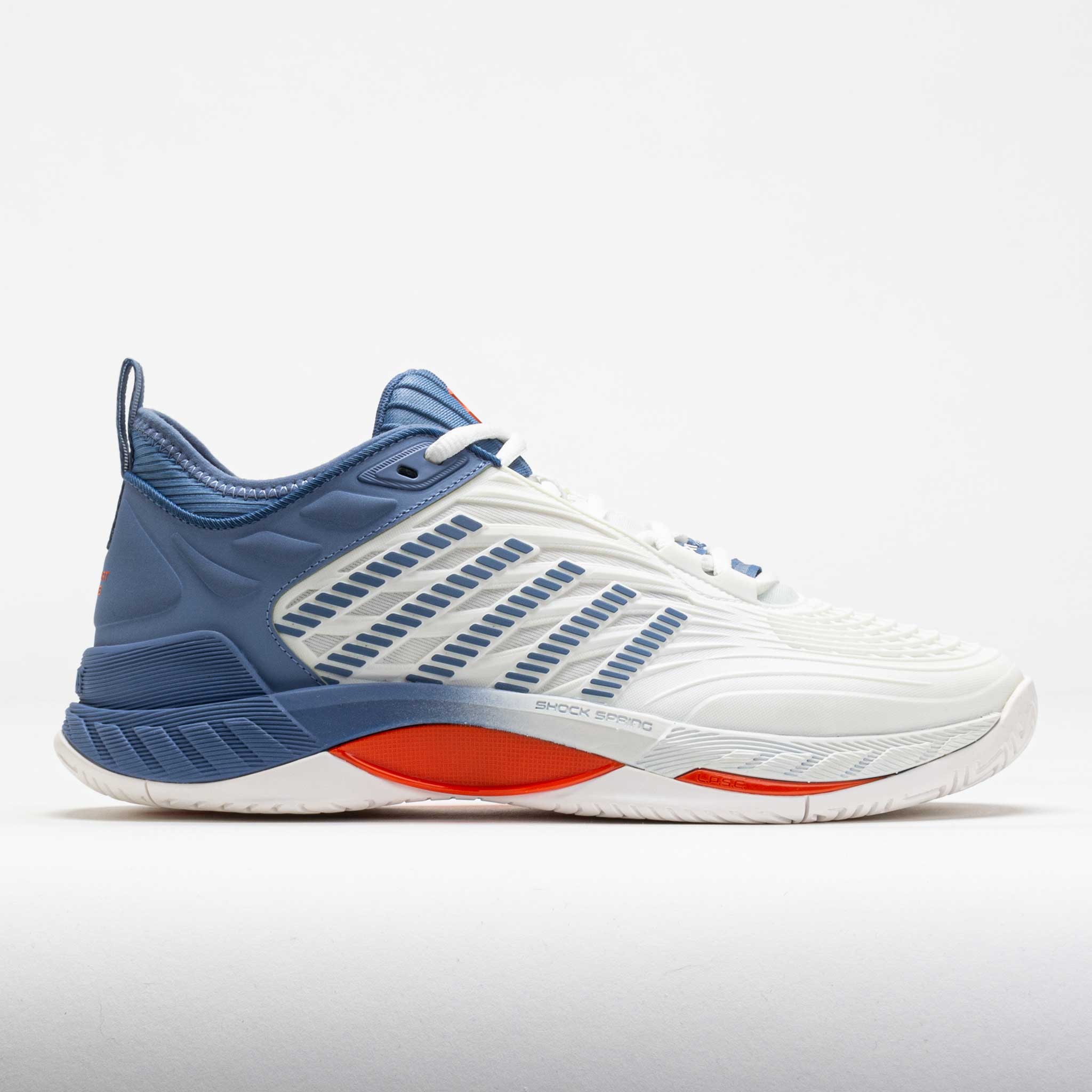 118284_3 K-Swiss Hypercourt Supreme 2 Mens Lucent White/Infinity/Scarlet Ibis - Image 1