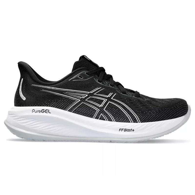 38783-BLACKCONCRETE-l Women's ASICS Cumulus 26 (Wide) - Image 1