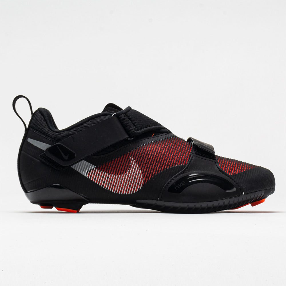 561802_3 Nike SuperRep Cycle Womens Black/Metallic Silver/Hyper Crimson - Image 1