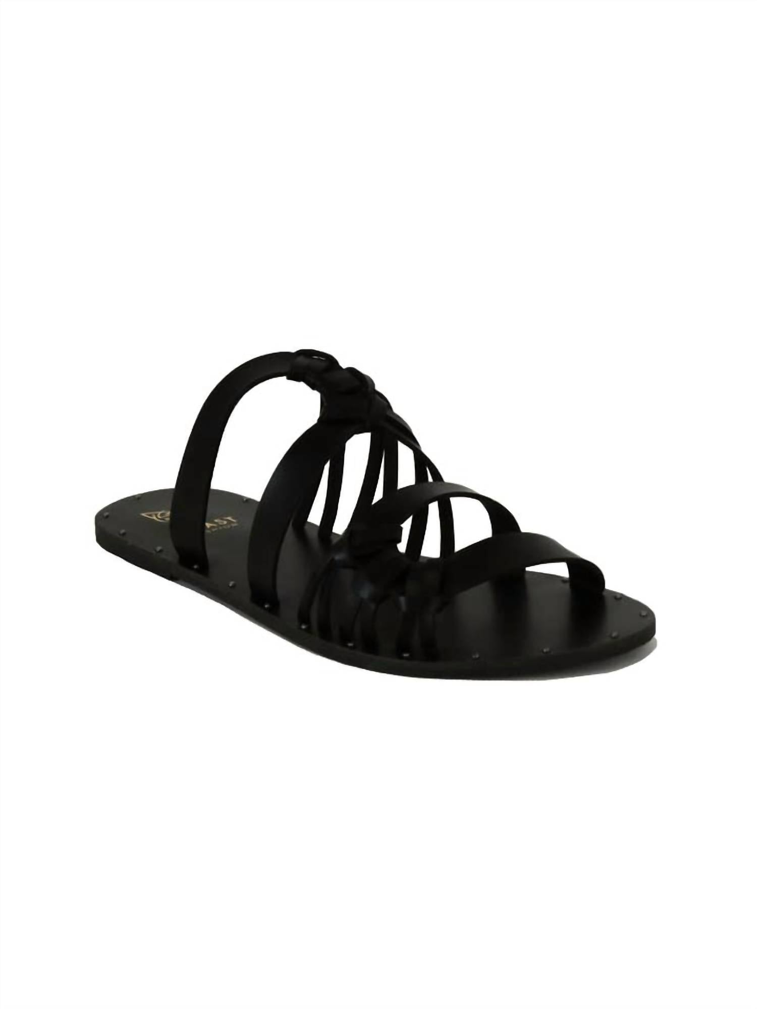 70a2540f-bbb8-47e6-b13a-6a17e44c611a-upscale_15k-1500x1500-70 Beast Fashion - Travis Strappy Flat Sandal - Image 1