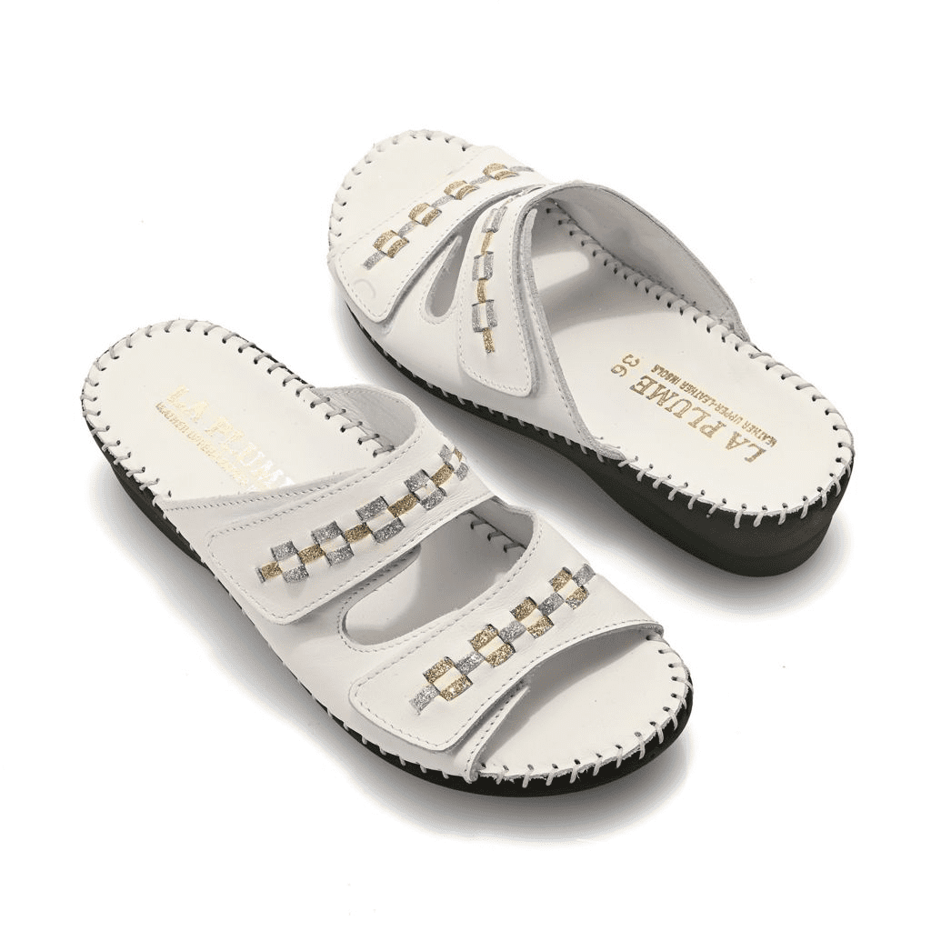 S475330-00004-13402 La Plume Martina Italian Made Leather Sandals - Image 1
