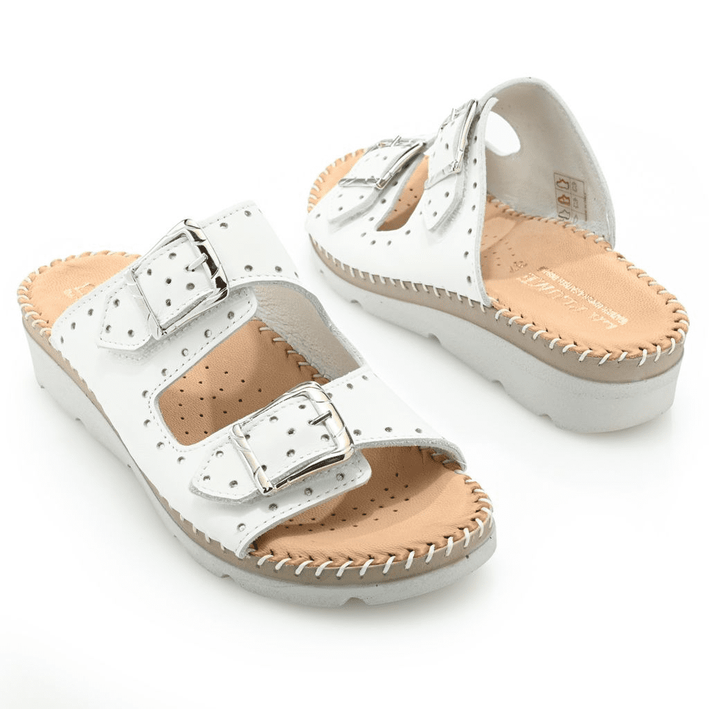 S475332-03439-13400 La Plume Clara Italian Made Leather Sandals - Image 1