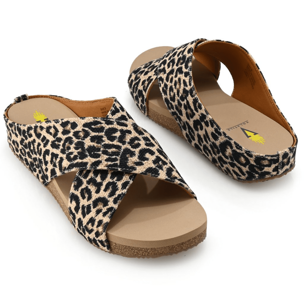 S475913-13072-00015 Volatile Ablette Ultra Comfort Slip-on Crisscross Slides - Image 1