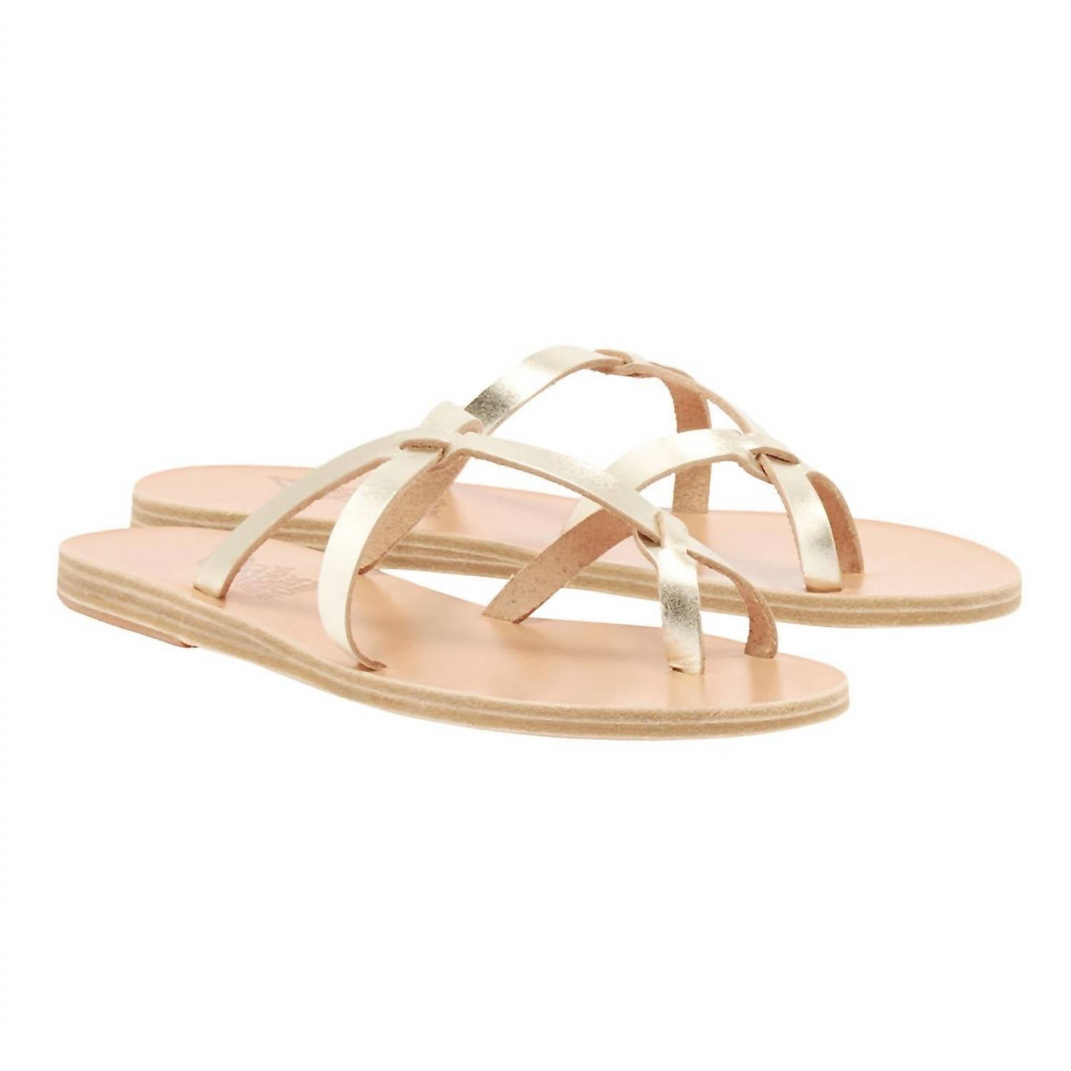f6458115-871c-499e-8ef1-f7b35058de15-upscale_15k-1500x1500-70 Ancient Greek Sandals - Women's Armos Sandals - Image 1
