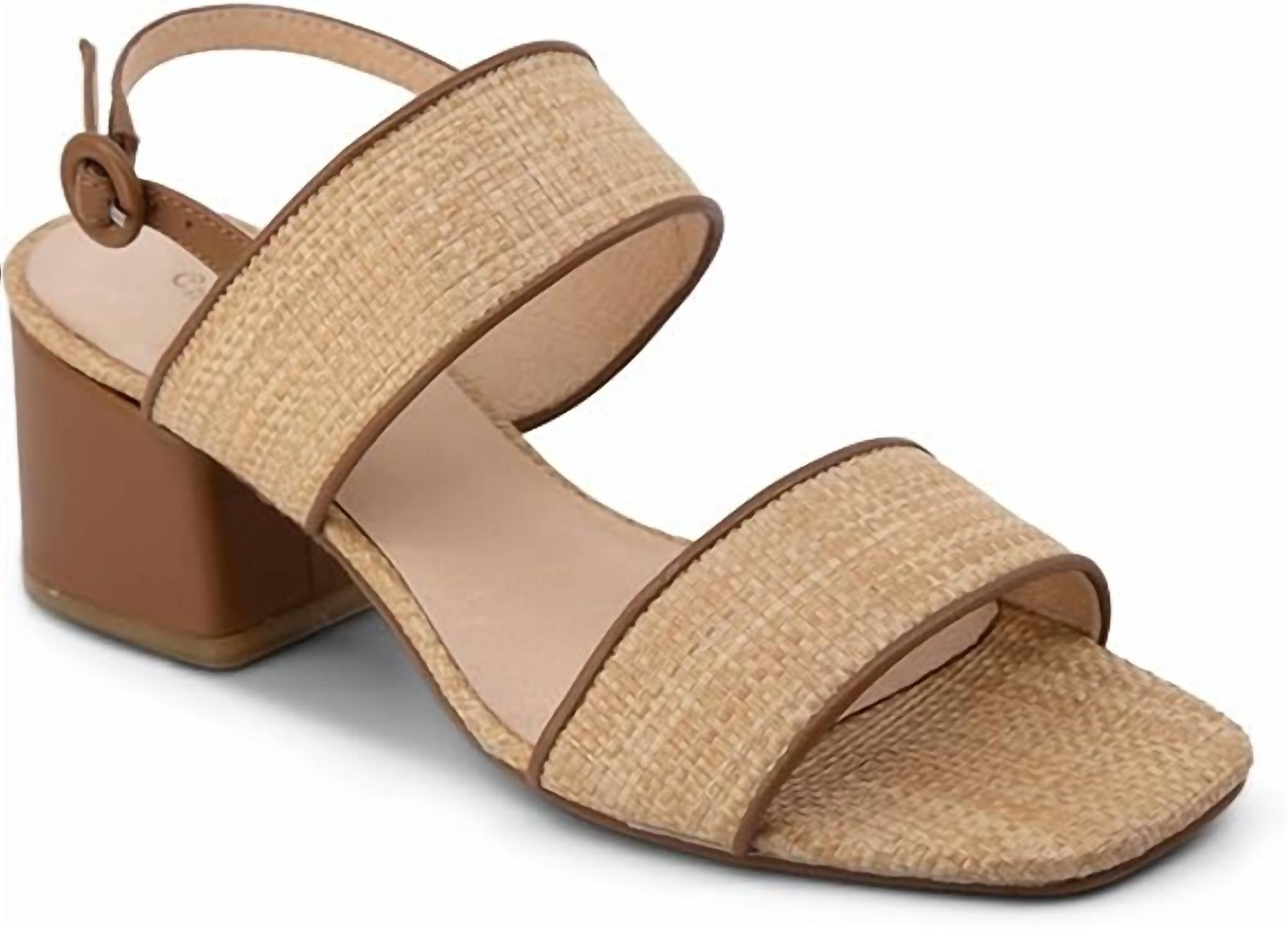 fd3439c4-65e5-4b7b-8341-dadab7440fd9-upscale_15k-1500x1500-70 Chocolat Blu - Women Darla Double Strap Block Sandal - Image 1