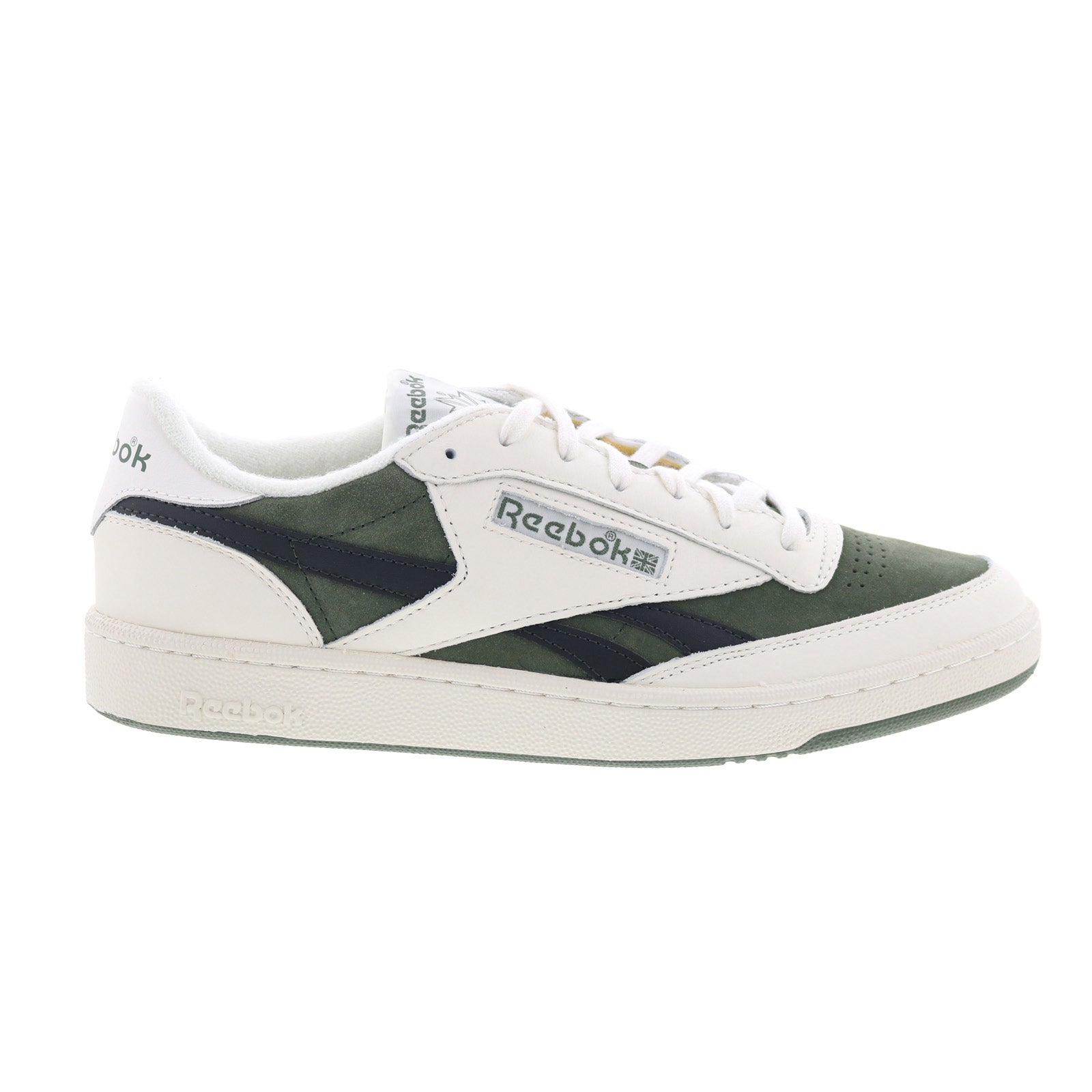 Reebok Club C Revenge Vintage II Mens Green Suede Lifestyle Sneakers Shoes - Image 1