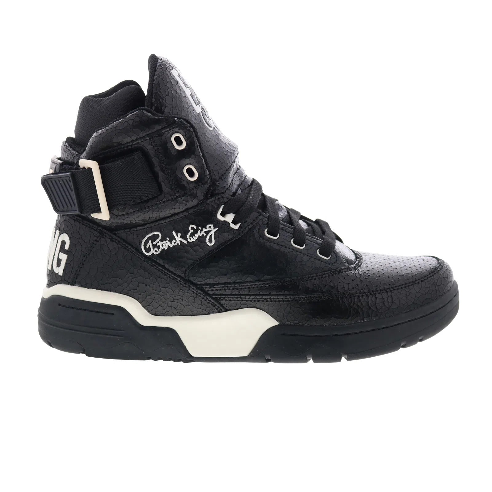 Ewing Athletics 33 HI Vintage Mens Black Leather Lifestyle Sneakers Shoes - Image 1