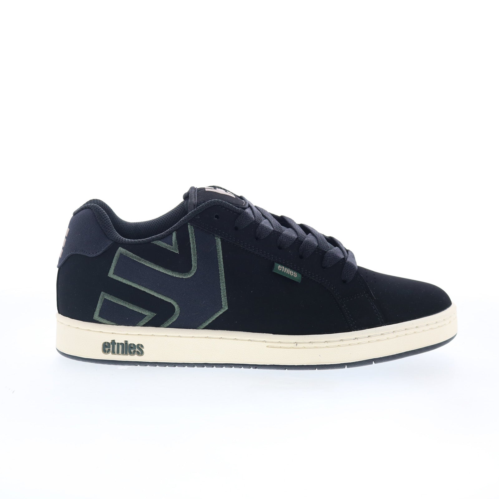 4101000203-985_fader_black_green_01_ba5d9c8d-cb6b-4e80-8974-04a2d0875a29 Etnies Fader 4101000203985 Mens Black Skate Inspired Sneakers Shoes - Image 1