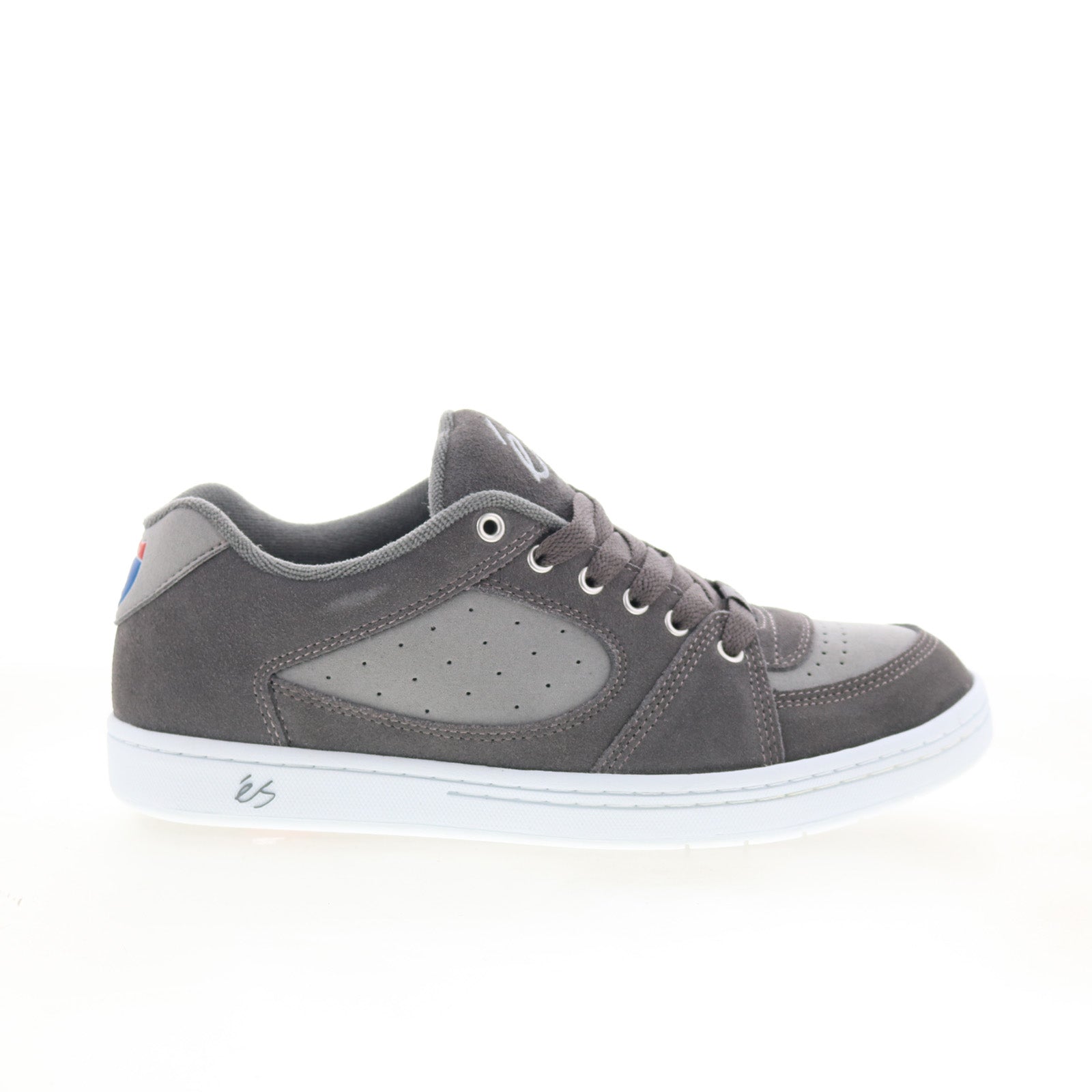 5101000213020_accel_x_go_skateboarding_day_grey_01_297c97d7-931b-4b90-92b8-ecacf068aabb ES Accel X GO Skateboarding Day Mens Gray Skate Inspired Sneakers Shoes - Image 1