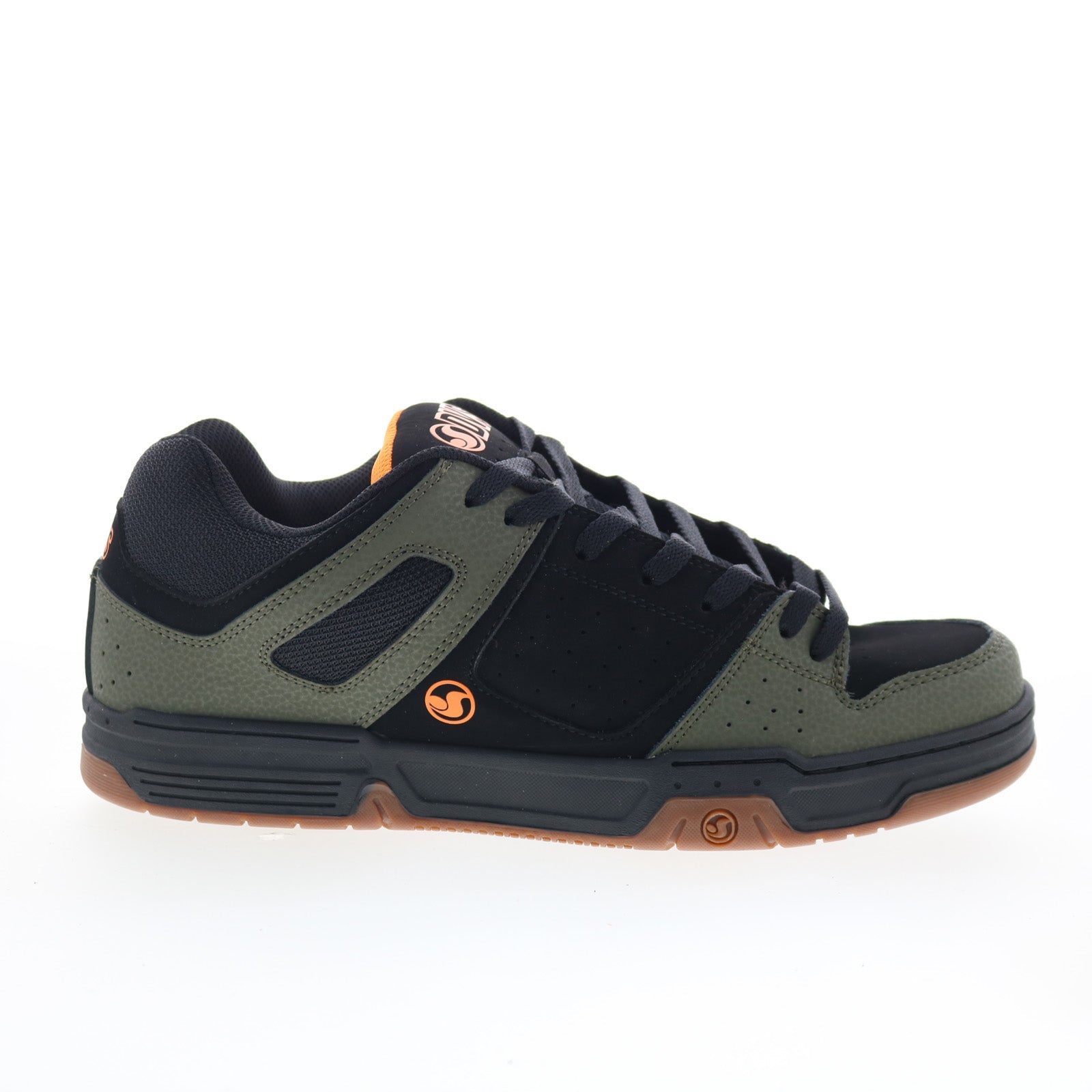 dvf0000370004_remix_blk_olv_nbk_01_4586962b-9766-4958-aef2-1ae721512f00 DVS Remix DV00370004 Mens Black Nubuck Skate Inspired Sneakers Shoes - Image 1