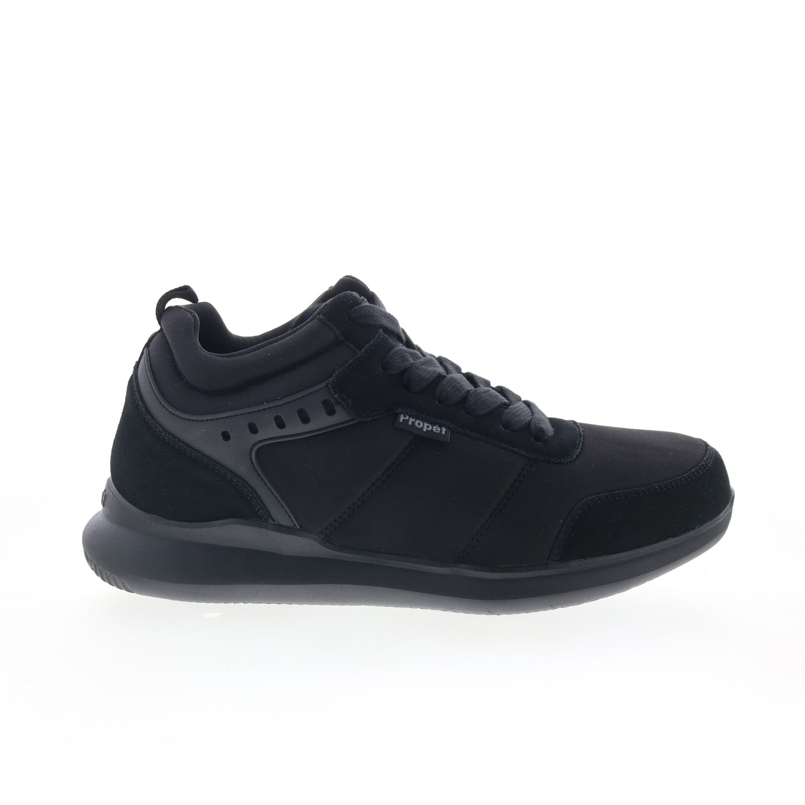 maa112m_viator_hi_all_black_01_2b4af53d-e763-4143-863e-040ef70d5eb6 Propet Viator Hi All Mens Black Extra Extra Wide 6E Lifestyle Sneakers Shoes - Image 1