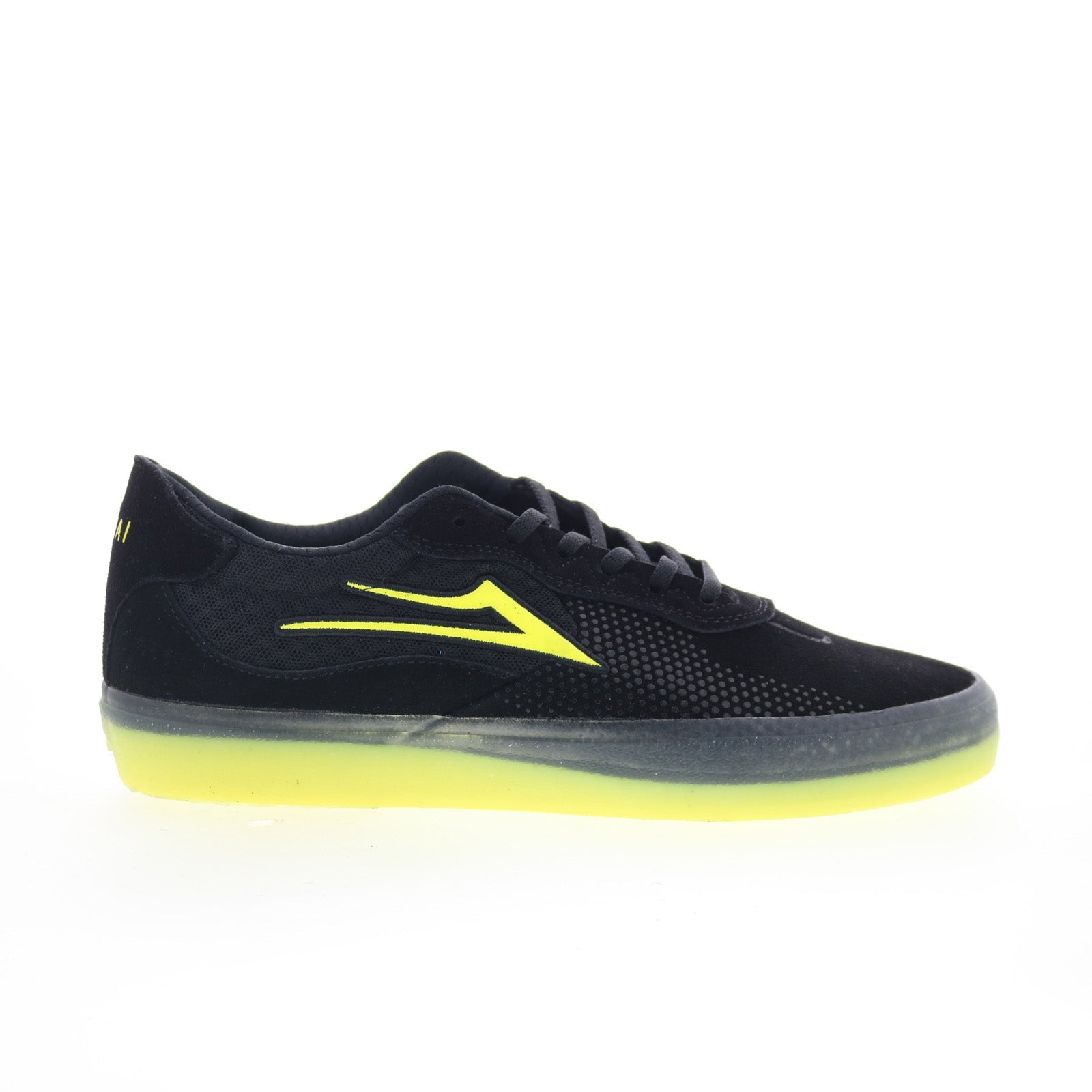ms1240263a00_essex_black_suede_01_974a2fcb-a56b-43da-baa9-53ad8ae0f952 Lakai Essex MS1240263A00 Mens Black Suede Skate Inspired Sneakers Shoes - Image 1