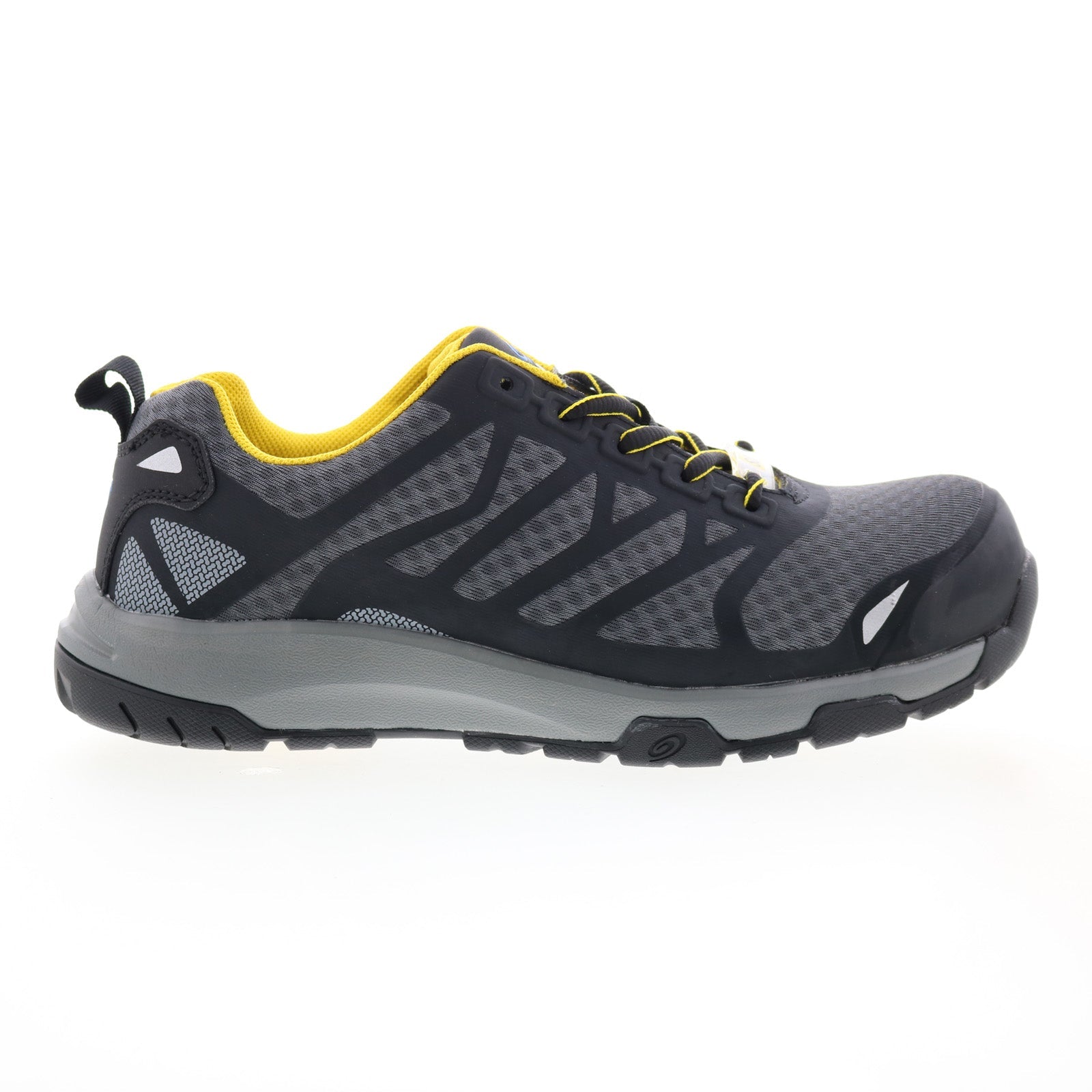 n2426_velocity_black_yellow_01_30f157ee-c01d-4b98-9a6c-24987369e519 Nautilus Velocity Carbon Toe SD10 Mens Black Wide Athletic Work & Safety Shoes - Image 1