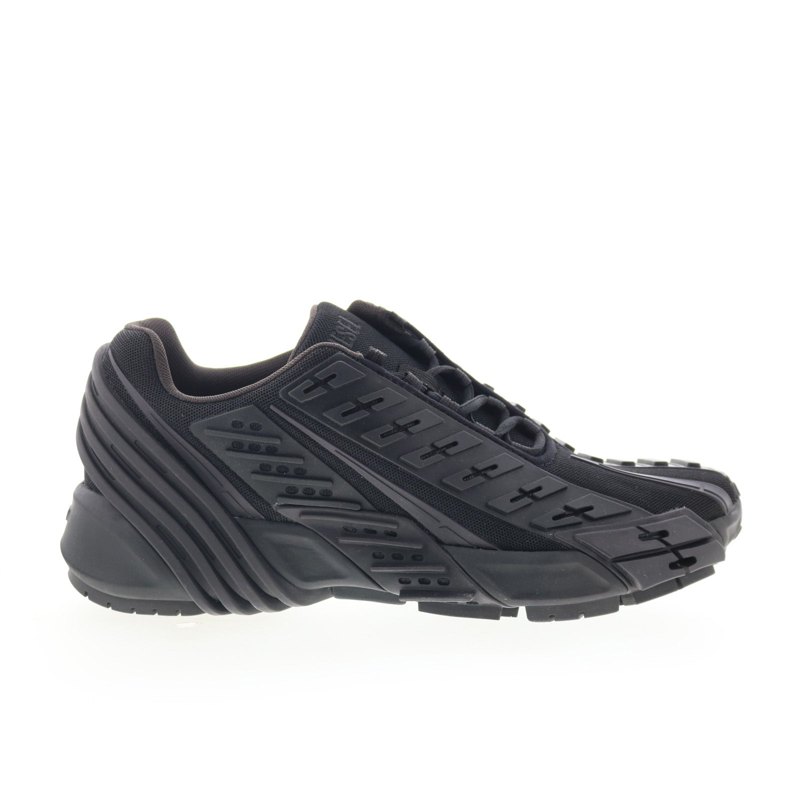 Diesel S-Prototype Low Mens Black Synthetic Lifestyle Sneakers Shoes - Image 1